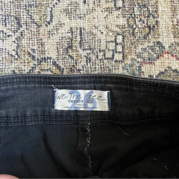 Free people black jean skirt - Picture 3 of 4